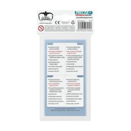Fundas transparentes de cartas ultimate guard precise - fit cierre reutilizable tamaño estándar 100 unidades