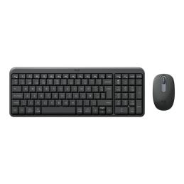 Teclado + mouse logitech mk250 inalambrico negro