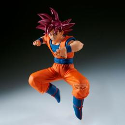 Figura banpresto dragon ball super match makers super saiyan god son goku 12cm