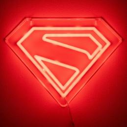 Luz de neón led para montaje en pared paladone superman