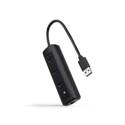 Conversor nanocable usb3.0 a ethernet 3xusb3.0