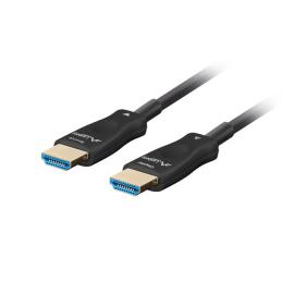 Cable hdmi aoc lanberg v2.1 m - m optico activo 8k 60hz 50m negro