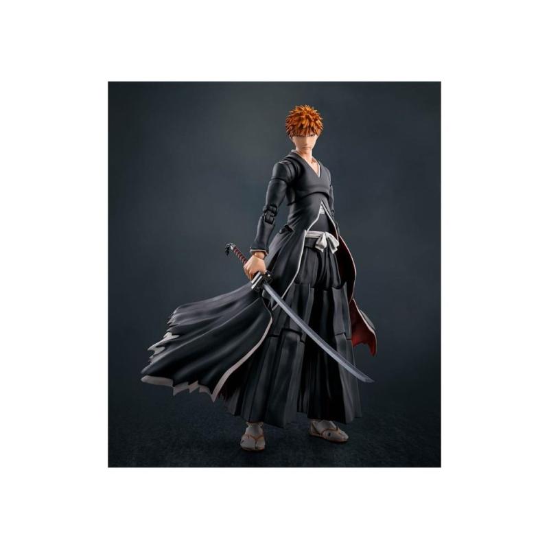 Ichigo kurosaki - getsugatensho - figura 15 -5 cm bleach sh figuarts