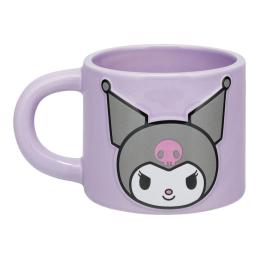 Taza con relieve paladone hello kitty kuromi