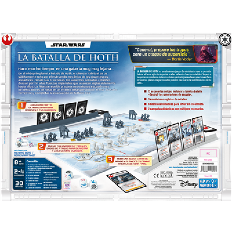 Juego de mesa star wars: la batala de hoth
