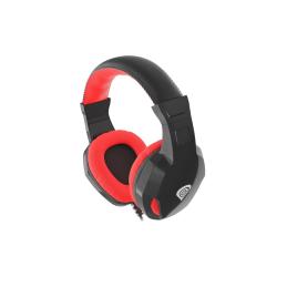 Auriculares gaming genesis argon 110 mini jack rojos