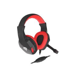 Auriculares gaming genesis argon 110 mini jack rojos