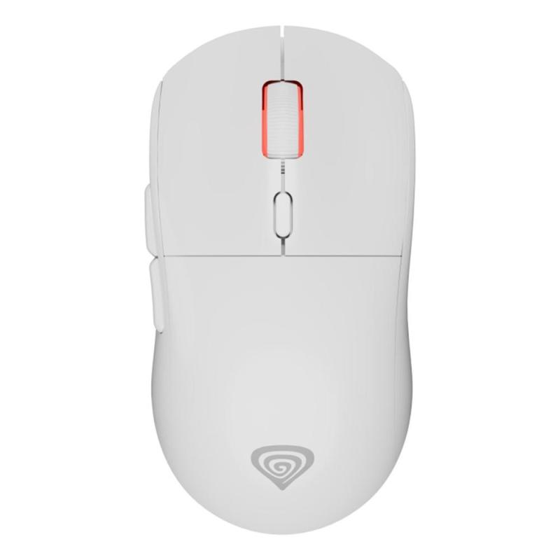 Raton inalambrico gaming genesis zircon xiii blanco