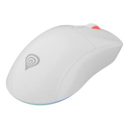 Raton inalambrico gaming genesis zircon xiii blanco