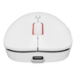 Raton inalambrico gaming genesis zircon xiii blanco