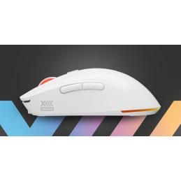 Raton inalambrico gaming genesis zircon xiii blanco