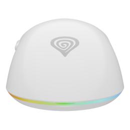 Raton inalambrico gaming genesis zircon xiii blanco