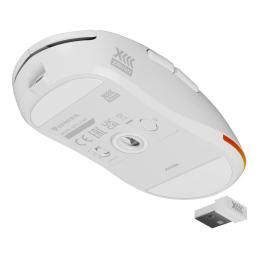 Raton inalambrico gaming genesis zircon xiii blanco