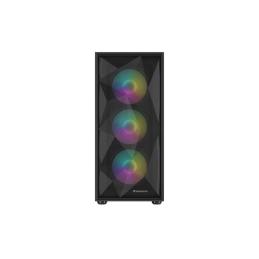 Caja ordenador gaming genesis diaxid 605 argb atx cristal templado negra