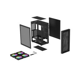 Caja ordenador gaming genesis diaxid 605 argb atx cristal templado negra