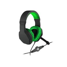 Auriculares gaming genesis argon 200 mini jack verdes