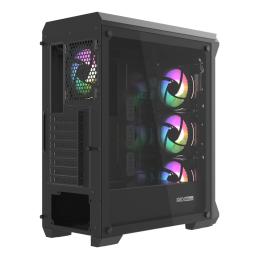 Caja ordenador gaming genesis irid 505 v2 argb atx cristal templado negra