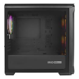 Caja gaming genesis irid 503 argb v2 matx cristal templado negra