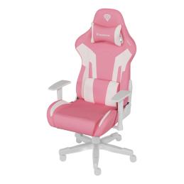 Silla gaming genesis nitro 710 gaslift 4 150kg rosa - blanco
