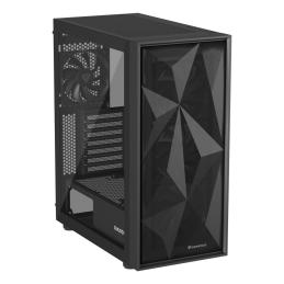 Caja ordenador gaming genesis diaxid 605f atx cristal templado negro