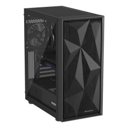 Caja ordenador gaming genesis diaxid 605f atx cristal templado negro