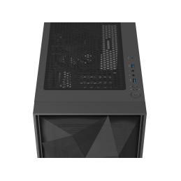 Caja ordenador gaming genesis diaxid 605f atx cristal templado negro