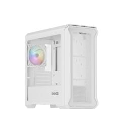 Caja gaming gaming genesis irid 503 argb lite matx cristal templado blanca