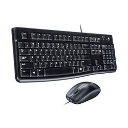 Teclado + mouse raton logitech desktop mk120 usb italiano